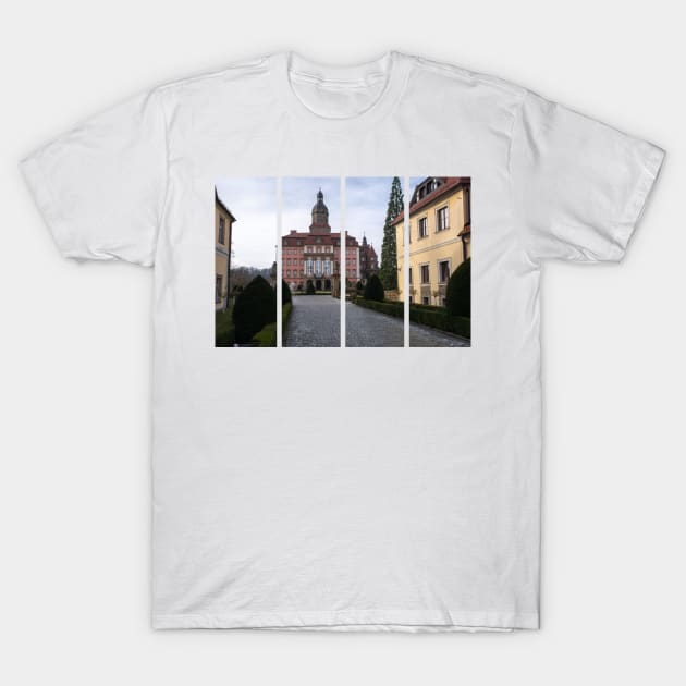 Walbrzych, Poland - Projekt Riese, Ksiaz castle. The germans bored here hundreds meters of underground tunnels during WW2. It is located in the Walbrzyski Foothills T-Shirt by fabbroni-art